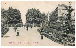 34 BEZIERS ENTREE DU PLATEAU DES POETES 1923 - Beziers