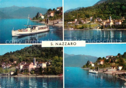 13029737 San Nazzaro Lago Maggiore Fahrgastschiff Teilansichten San Nazzaro Lago - Other & Unclassified