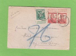 LETTRE D'AVELGHEM POUR OUCHY - LAUSANNE,1912. - 1912 Pellens