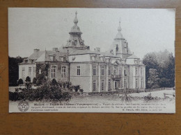 2 Cartes De Modave: Facade Du Chateau (bedrukte Achterzijde) + Chateau Et Pont Vus Du Parc (1932) - Modave