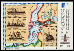 Finnland Suomi 1986 - Mi.Nr. Block 1 - Postfrisch MNH - Schiffe Ships - Bateaux