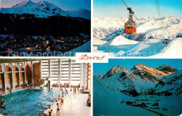 13016597 Davos GR Mit Schatzalp Luftseilbahn Silvretta Hallenbad Sertig Doerfli  - Andere & Zonder Classificatie