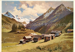 13015827 Valais Wallis Kanton Kuenstlerkarte Jol Suessmayr Sion - Sonstige & Ohne Zuordnung