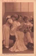 FANTAISIES - Mère Et Filles - La Leçon De Tricot - Carte Postale Ancienne - Altri & Non Classificati