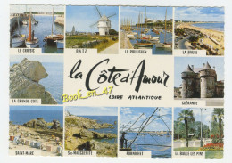 {92035} 44 Loire Atlantique La Côte D' Amour , Multivues ; Batz , Guérande , Le Pouliguen , Pornichet , La Baule - Autres & Non Classés