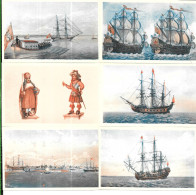 DF44 - SERIE COMPLETE CHROMOS STUHR - HAMBURGER CONVOYSCHIFFE - NAVIGATION COMMERCIALE A VOILE - Andere & Zonder Classificatie