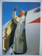 Avion / Airplane / ALITALIA / DC-9 / Pope John Paul II / Seen At Warsaw Airport - 1946-....: Era Moderna