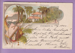 OLD POSTCARD -   LITHO = CONAKRY 1900'S - GUINEE FRANCAISE - Französisch-Guinea