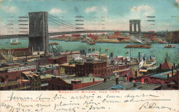 ETATS-UNIS - New York City - Brooklyn Bridge - Vue Générale - Carte Postale Ancienne - Brooklyn