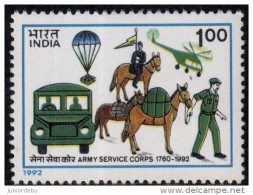 India -1992 - Army Service Corps  -  MNH. ( OL 10/07/2013 ) - Unused Stamps