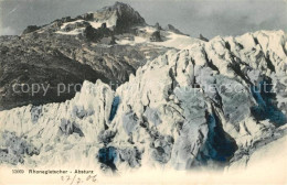 13009909 Rhonegletscher Glacier Du Rhone Absturz Rhone Rhone - Sonstige & Ohne Zuordnung