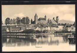 AK Rapperswil, Stadtansicht über Das Wasser Gesehen  - Otros & Sin Clasificación