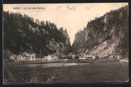 AK Col Des Roches, Ortsansicht Gegen Felswände  - Andere & Zonder Classificatie