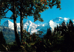 13005749 Grindelwald Mit Eiger Moench Und Jungfrau Grindelwald - Autres & Non Classés