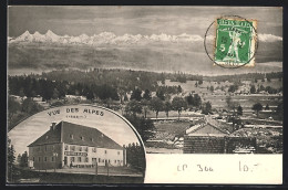 AK Chaux-de-Fonds, Hôtel Vue Des Alpes, Panorama  - Altri & Non Classificati