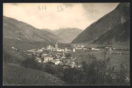 AK Münster In Münstertal, Ortsansicht Vor Bergpanorama  - Sonstige & Ohne Zuordnung