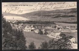 AK Le Sentier, Lac De Joux, Ortsansicht  - Autres & Non Classés