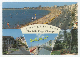 {92039} 44 Loire Atlantique La Baule Les Pins , Multivues ; Divers Aspects ; Plus Belle Plage D' Europe - La Baule-Escoublac