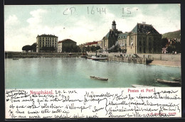 AK Neuchatel, Postes Et Port  - Autres & Non Classés