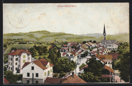 AK Wetzikon, Ober-Wetzikon, Ortsansicht Mit Kirche Gegen Hügel  - Other & Unclassified