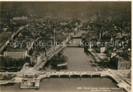 13002837 Zuerich ZH Limmat Quaibruecke Nationalbank Bauschaenzli Bellevue Fliege - Autres & Non Classés