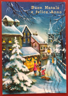 Buon Natale E Felice Anno - Viaggiata Del 1984 -  (c759) - Andere & Zonder Classificatie
