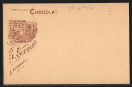 Künstler-AK Neuchatel, Fabrique De Chocolat No. 3 Ph. Suchard  - Altri & Non Classificati