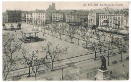 34 BEZIERS LA PLACE  DE LA CITADELLE   1914 - Beziers