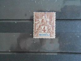 MOHELI YT 3 TYPE DUBOIS 4c. Lilas-brun S.gris - Used Stamps