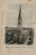 12995099 Zuerich ZH St Peter Und Pauls Kirche Zuerich - Andere & Zonder Classificatie