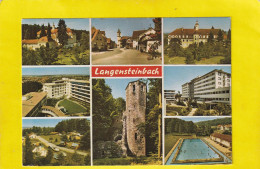 CPM.    "   LANGENSTEINBACH  "  .  CARTE AFFR AU VERSO  .  2 SCANNES - Other & Unclassified