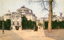 12994599 Geneve GE Sortie Des Bastions Et Le Theatre Geneve - Autres & Non Classés