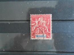 MOHELI YT 5 TYPE DUBOIS 10c. Rouge - Used Stamps