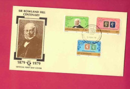 FDCde 1979 De Saint-Vincent - Sir Rowland Hill - Briefmarken Auf Briefmarken