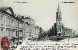 SAINT-PETERSBOURG : Rue Morskaïa - Eglise Allemande Ref. Carte Impeccable. - Russland