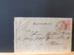 ENTIER504      CARTE-LETTRE  1892 - Carte-Lettere