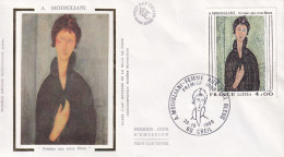 FDC  1980  FRANCIA  MODIGLIANI - Andere & Zonder Classificatie