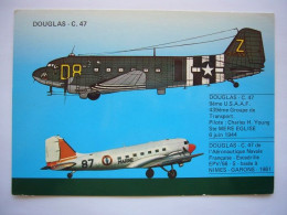 Avion / Airplane / US AIR FORCE - AERONAUTIQUE NAVALE FRANCAISE / Douglas C-47A Skytrain - 1939-1945: 2nd War