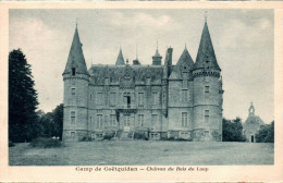 N° 2486 W -cpa Camp De Coëtquidan Château Du Bois Du Loup- - Autres & Non Classés