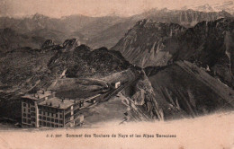 CPA - Sommet Des ROCHERS De NAYE Et Les Alpes Bernoises - Edition J.J. - Veytaux