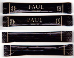 2 Sticks De Sucre -Sucre Blanc-White Sugar - " PAUL " (scan Recto-verso) [S046]_D365 - Sucres