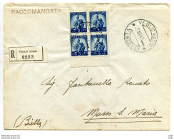 Democratica Lire 5 Su Busta Prima Settimana - 1946-60: Poststempel