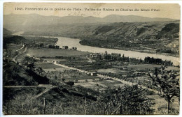 CPA 9 X 14 Isère Panorama De La Plaine De L'Isle. Vallée Du Rhône Et Chaîne Du Mont Pilat     Isle D'Abeau (?) - Andere & Zonder Classificatie