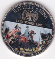 Medaille Colorisée . Napoleon I. Bataille D'Iéna 14 Octobre 1806 En Cupronickel , Dans Sa Capsule , FDC - Otros & Sin Clasificación