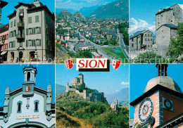 12935369 Sion VS Teilansichten Kirche Burg Sion - Other & Unclassified