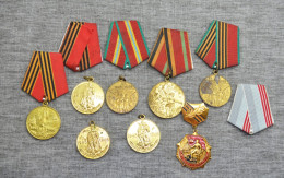 Vintage Lot Ussr Medals - Rusia