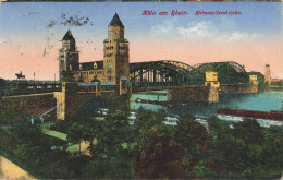 ALLEMAGNE - Koln Am Rheim - Hohenzollernbrücke - Carte Postale Ancienne - Koeln