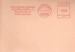 EMA SPECIMEN ALLEMAGNE TISCH TENNIS TABLE PING PONG VORFÜHRSTEMPEL ESSAY PROBE VORFUHRSTEMPEL TISCHTENNIS HANNOVER - Tischtennis