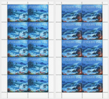 LUXEMBOURG 2024 Europa CEPT. Underwater Fauna & Flora - Fine 2 Sheets (self-adhesive) MNH - Unused Stamps