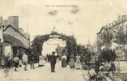 France > [18] Cher > Brinon-sur-Sauldre - Fête De Brinon 1909 - Trés Animée - 15124 - Brinon-sur-Sauldre